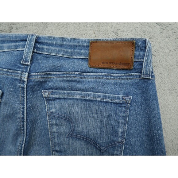 Big Star 1974 Jeans Women's 27 Low-Rise Rikki Cropped 25.5" Inseam Distressed - Picture 15 of 16